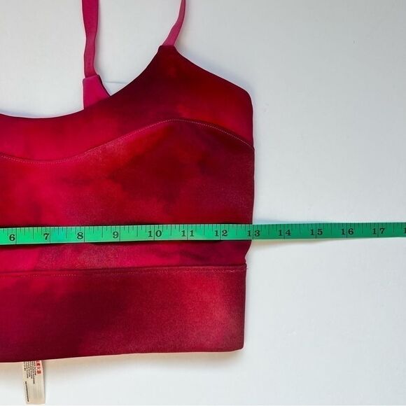 FREE PEOPLE Beat The Heat Reversible Sports Bra Wild Raspberry Fig Size Small - Picture 7 of 7
